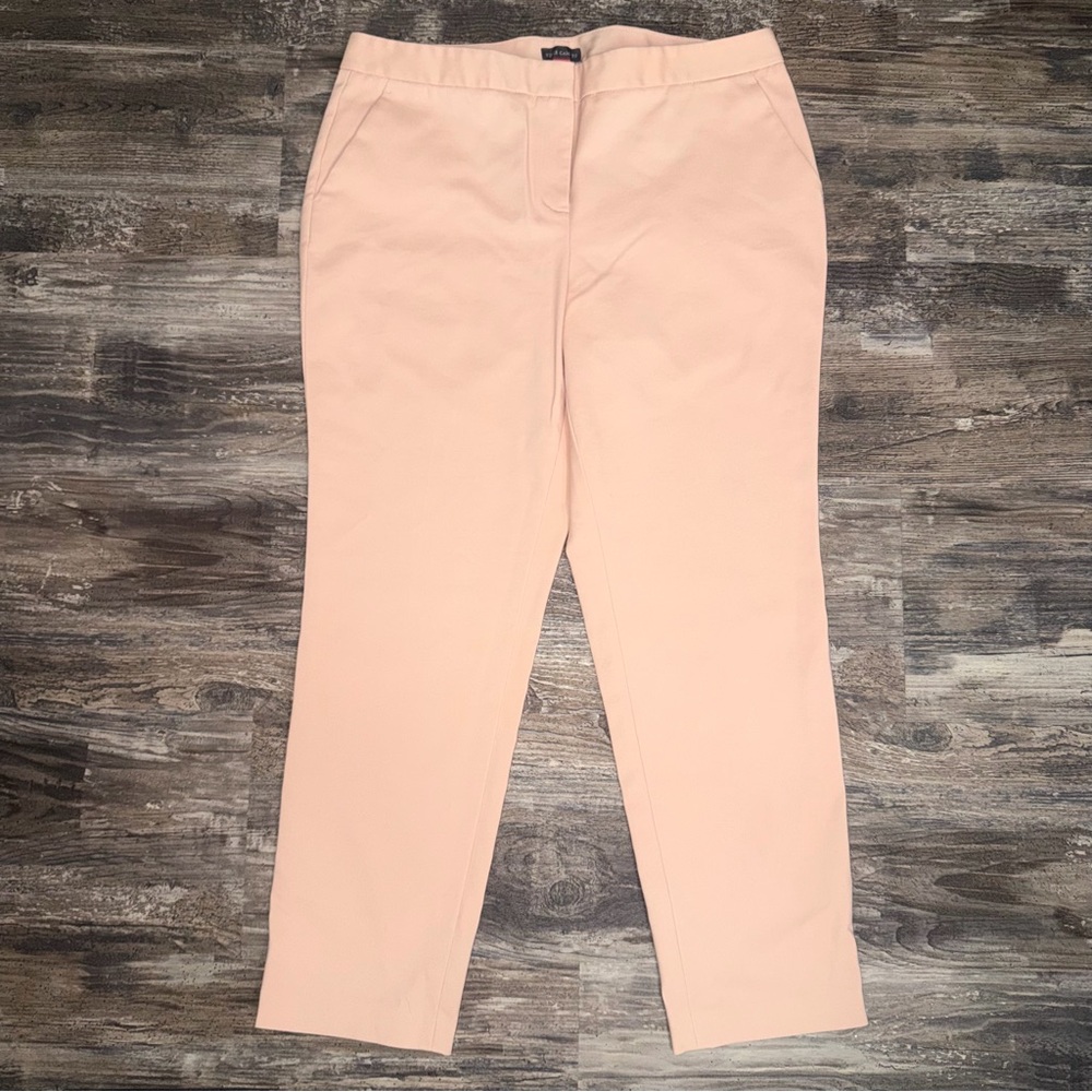 Vince Camuto Women’s Blush Pink High-Rise Straight-Leg Pants Size 12